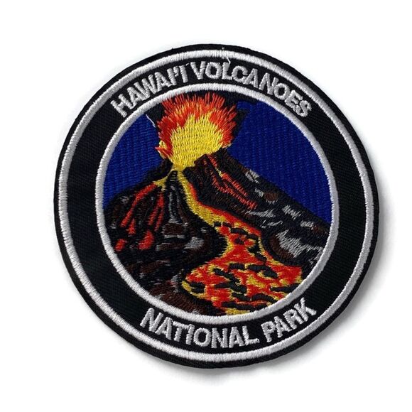 Hawaii Volcanoes Park Embroidered Patch - Picture 1 of 4